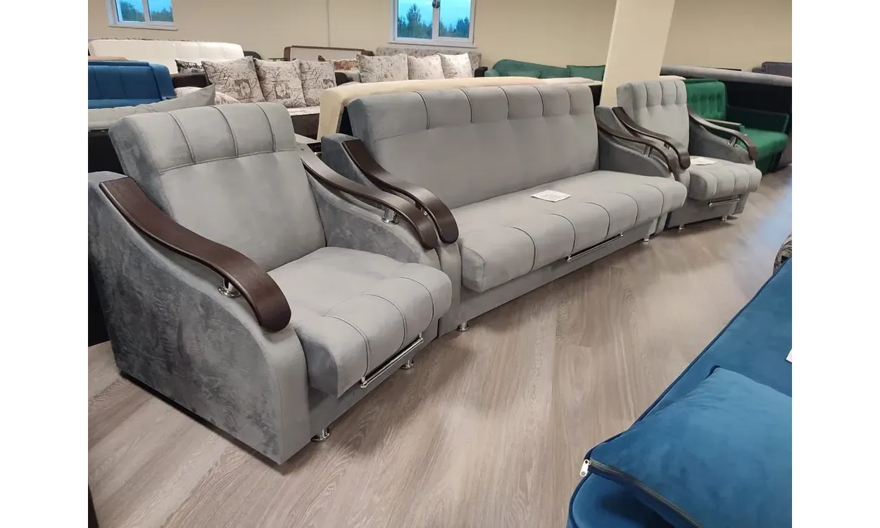Модульный диван (комплект) Аврора-3, механизм Книжка, 380х95х90 см – Купитьдиван недорого в СПБ